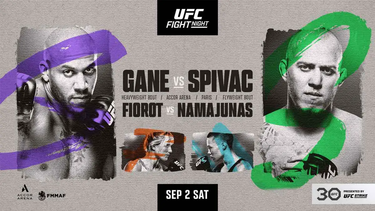 UFC Paris 2023 Poster