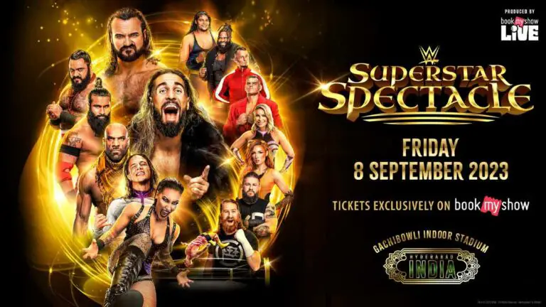 WWE Superstar Spectacle 2023 India Results Live(September 8)