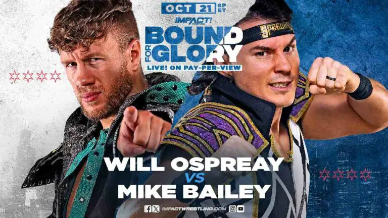Will Ospreay vs Mike Bailey Announced for IMPACT Bound For Glory