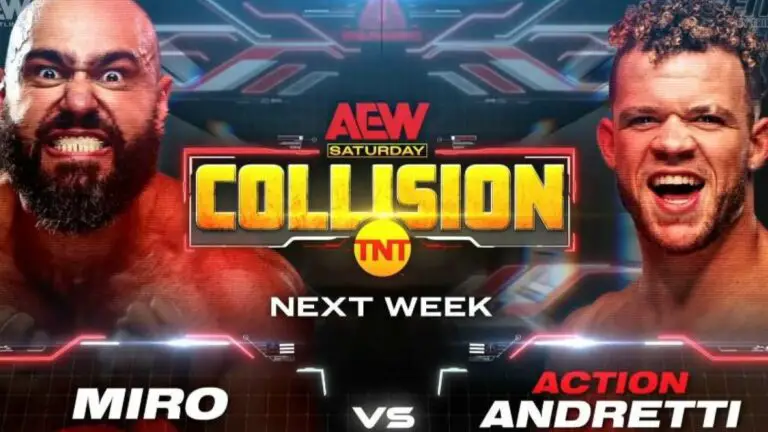AEW Collision October 21: Miro vs Action Andretti Set