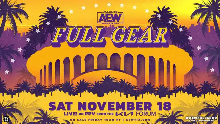 AEW Full Gear 2023 Match Card, Tickets, Date, Time, Location
