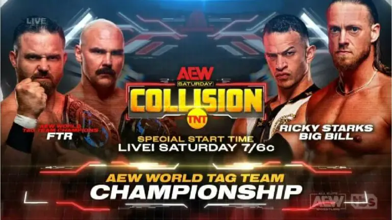 AEW Collision October 7: FTR vs Starks & Bill & Storm vs Hogan Set
