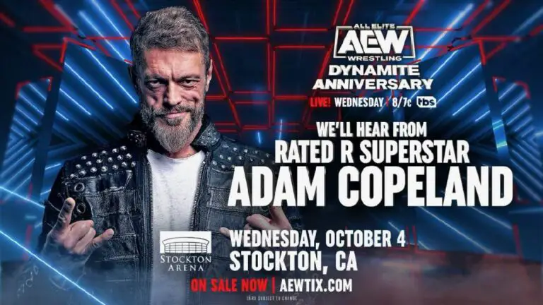 AEW Dynamite October 4: Adam Copeland Segment, Tag Team Match Set