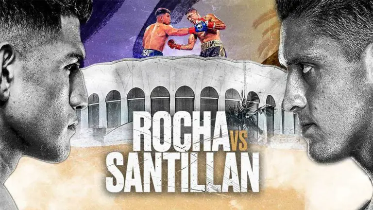 Alexis Rocha vs Giovani Santillan Results Live, Card, Time