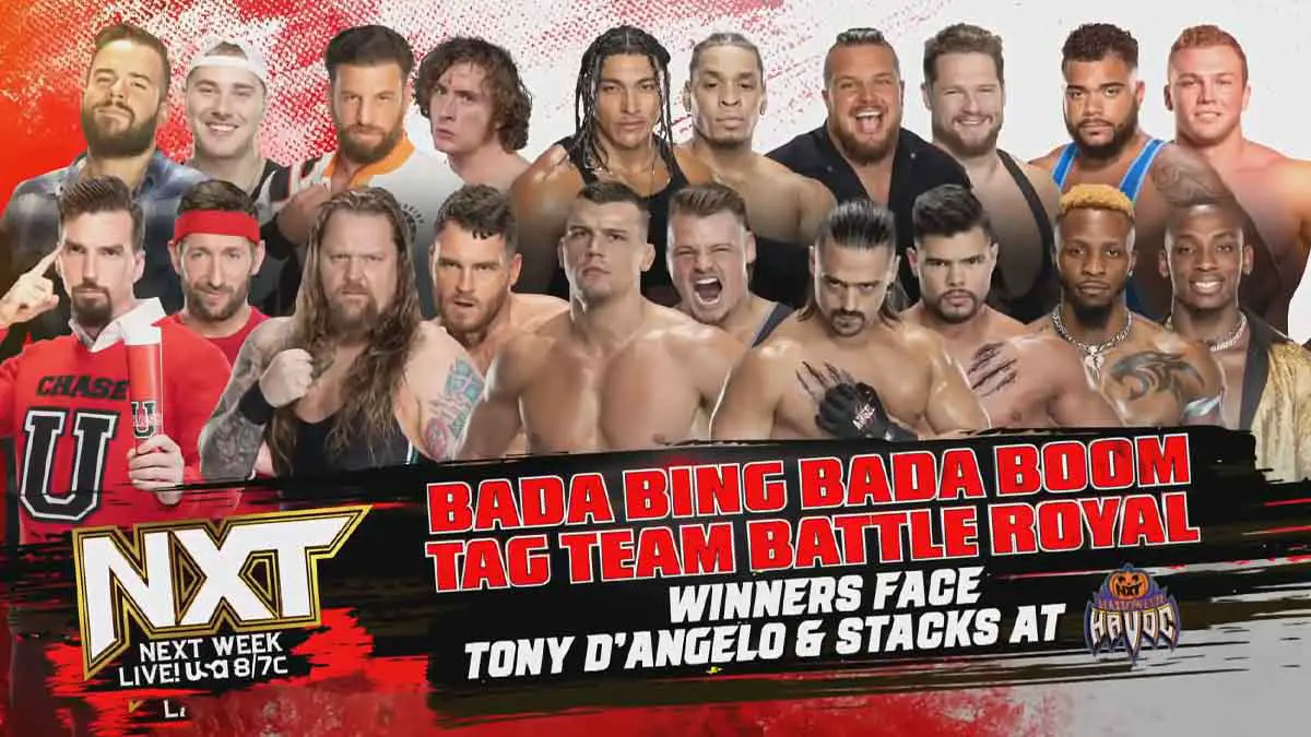 Bada Bing Bada Boom Battle Royal NXT Oct 17