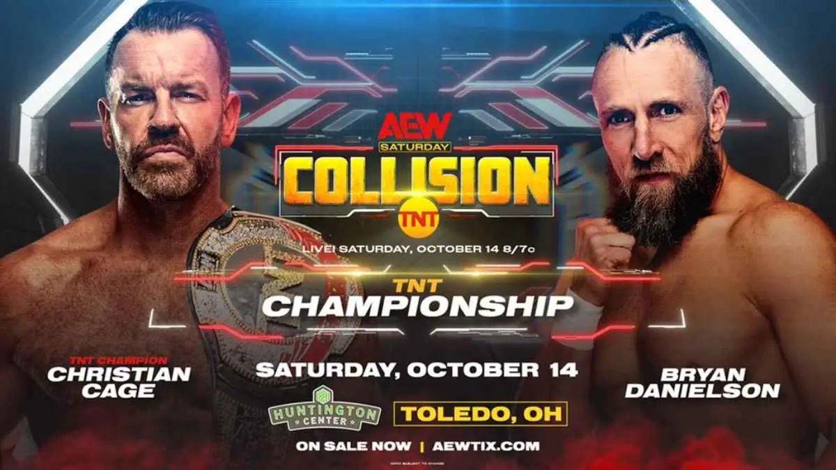 Christian Cage vs Bryan Danielson AEW Collision October 14