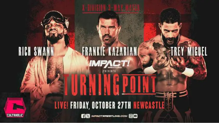 Kazarian vs Miguel vs Swann Match Set for Impact Turning Point 2023