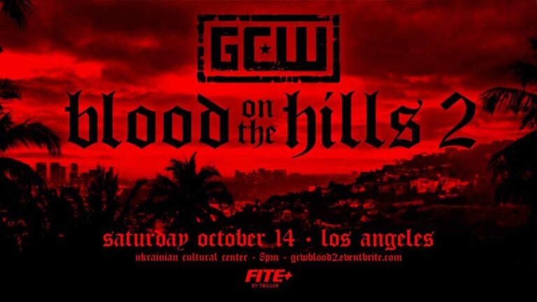 GCW Blood On The Hills 2 Results Live, Match Card, Time