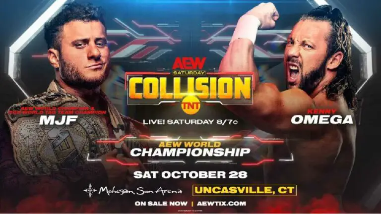 AEW Collision October 28: MJF vs Kenny Omega AEW World Title Match Set