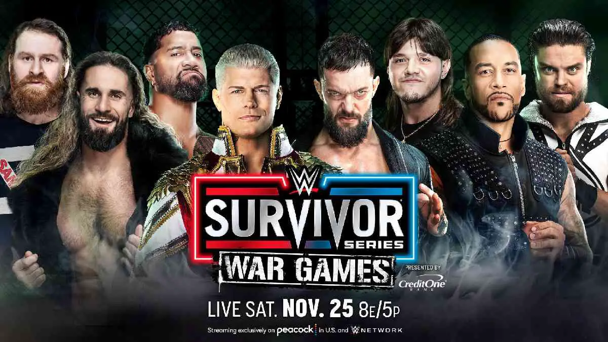 Men's War Games Match WWE Survivor Series 2023