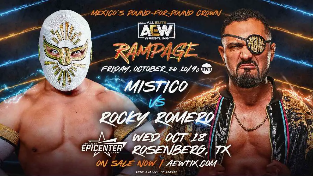 Mistico vs Rocky Romero AEW Rampage October 20