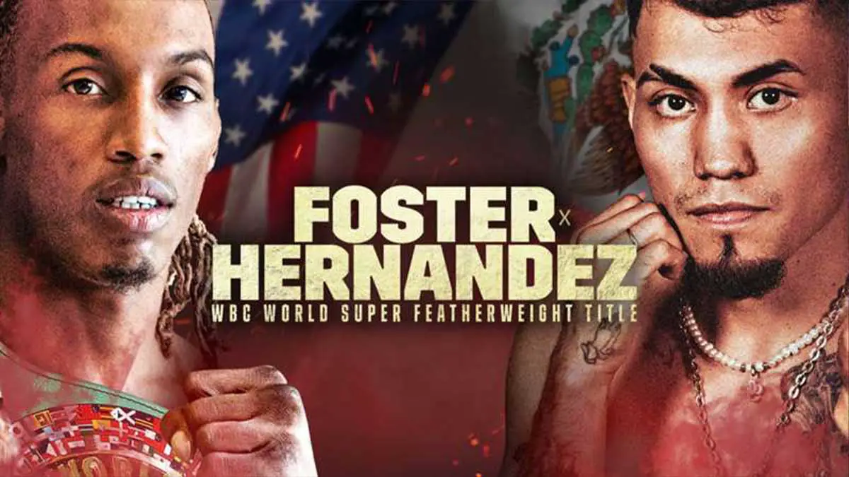 O’Shaquie Foster vs Eduardo Hernandez Poster 