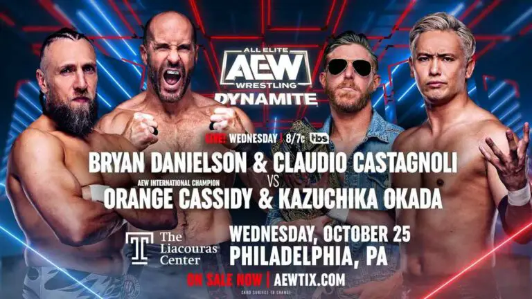AEW Dynamite October 25: Okada & Cassidy vs BCC, Shida vs Soho Set