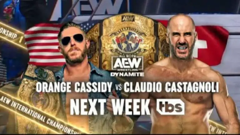 AEW Dynamite November 1: Cassidy-Claudio International Title Bout Set