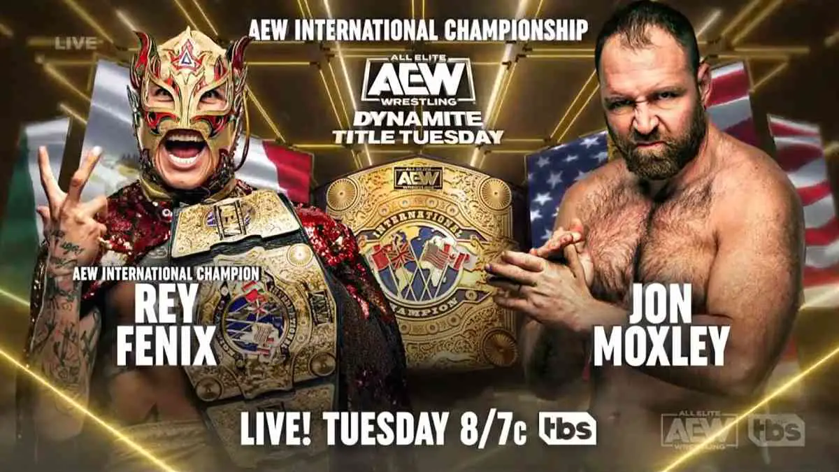 Rey Fenix vs Jon Moxley AEW Dynamite October 10