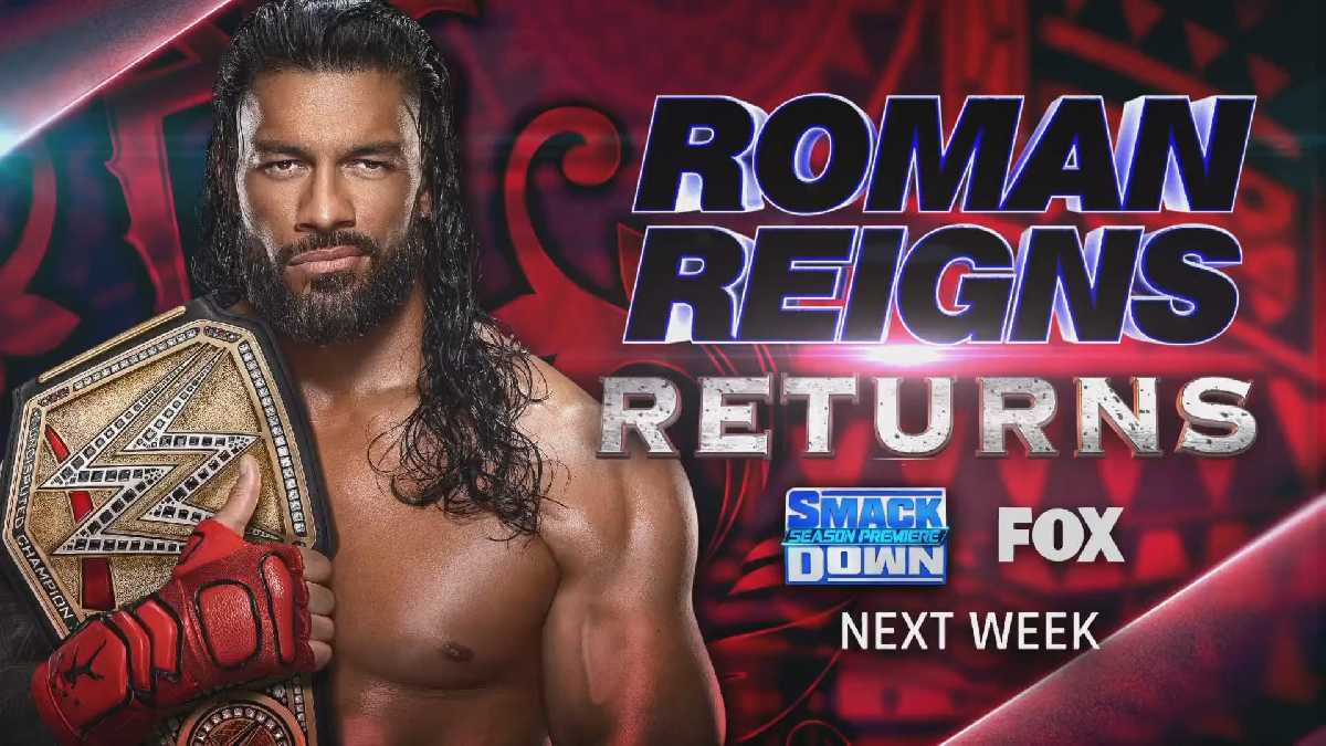 Roman Reigns WWE SmackDown October 13