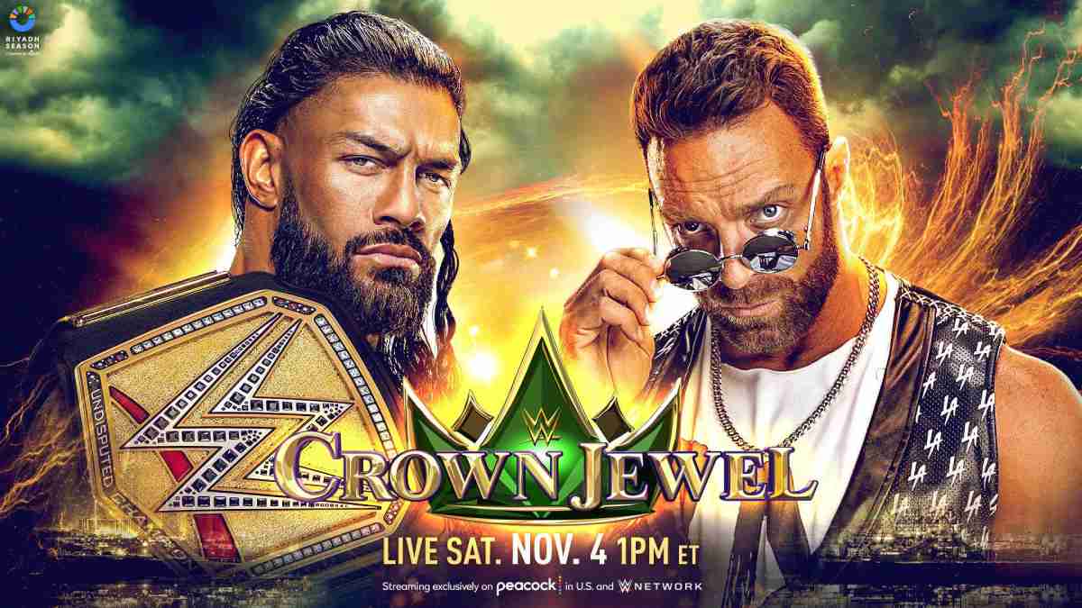 Roman Reigns vs LA Knight WWE Crown Jewel 2023