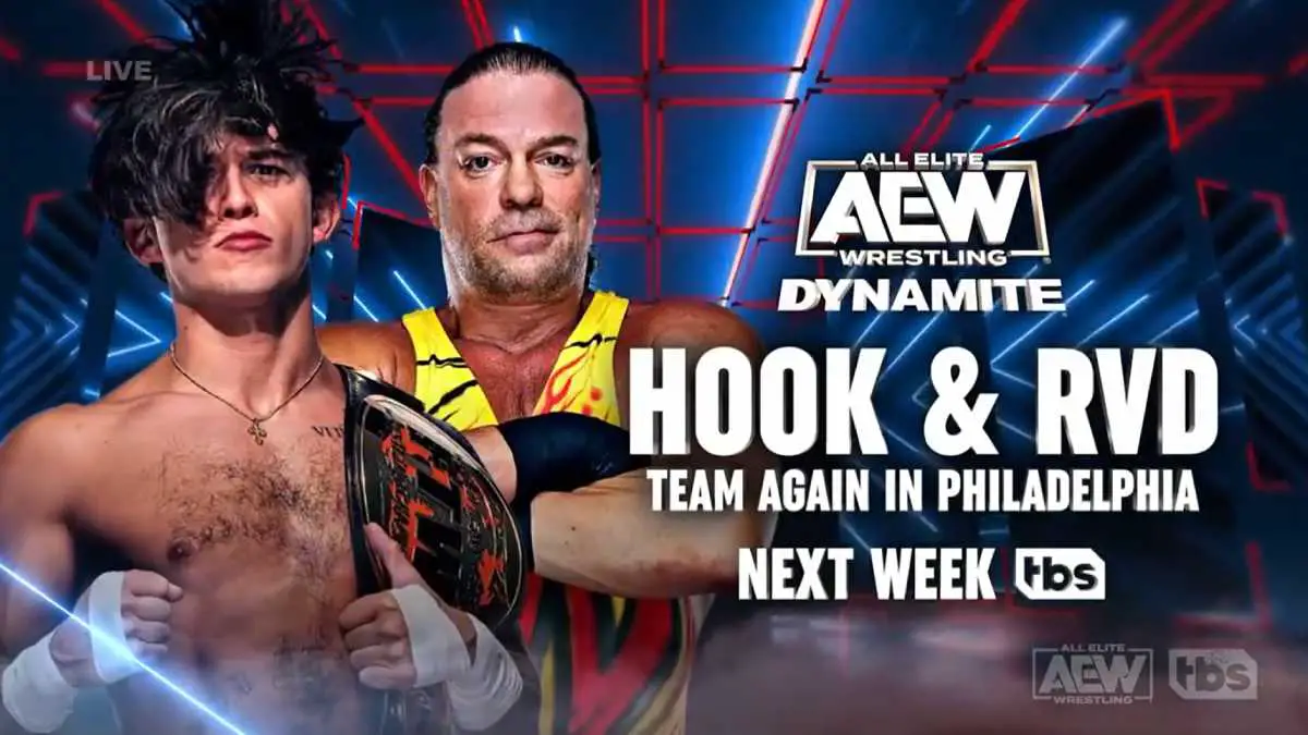 Rob Van Dam & Hook AEW Dynamite October 25 2023