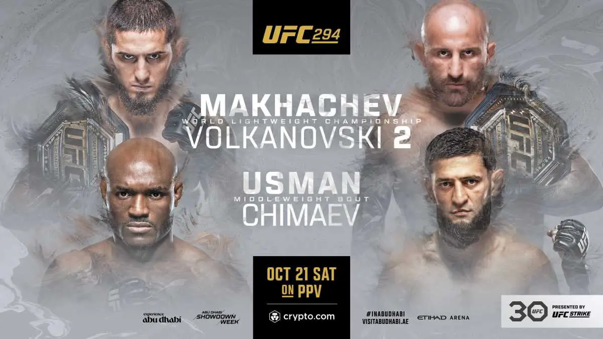 UFC 294 Poster