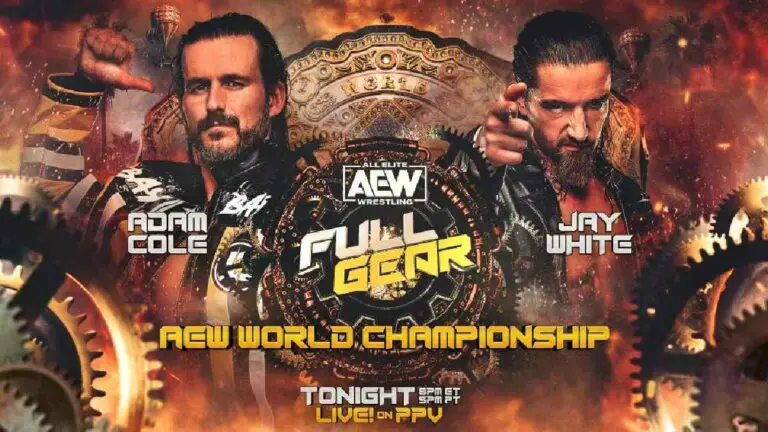 AEW Full Gear: MJF Out, Adam Cole to Face Jay White in Main Event