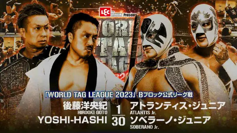 NJPW World Tag League 2023 Night 8 Results Live(November 29)