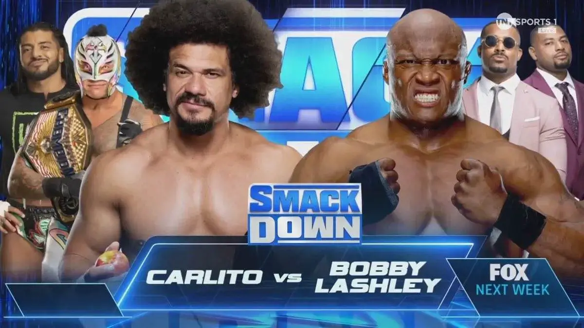 Carlito vs Bobby Lashley November 10 SmackDown