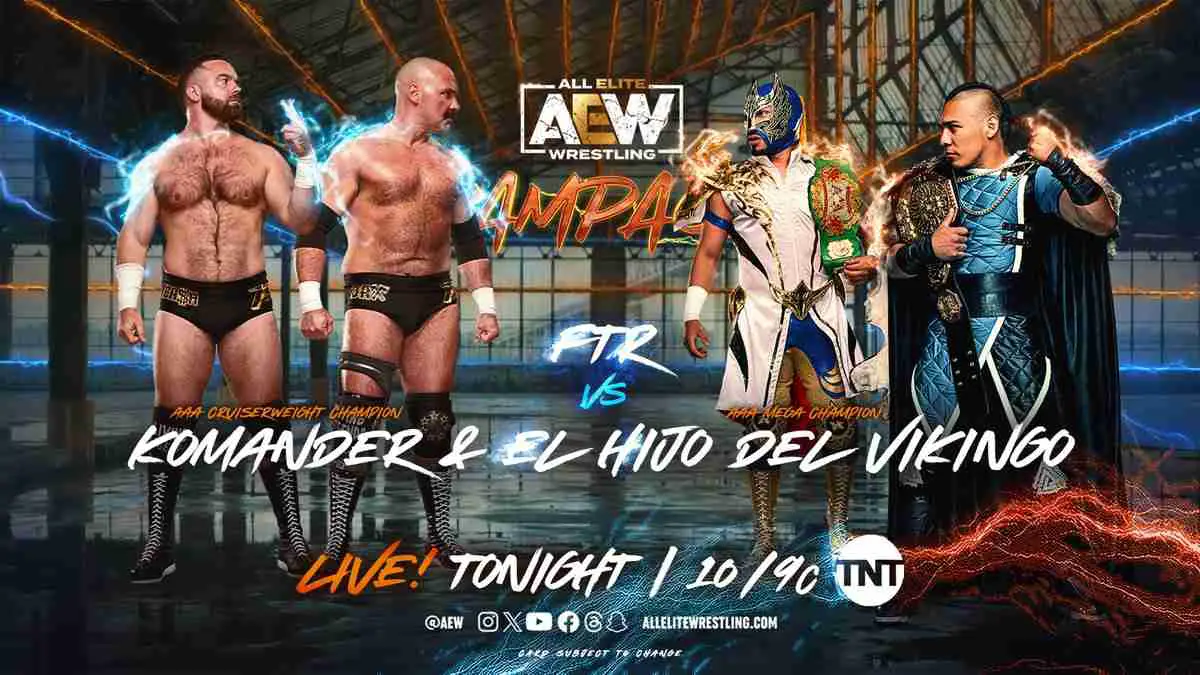 FTR vs El Hijo Del Vikingo & Komander AEW Rampage November 10 2023