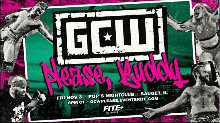 GCW Please, Buddy 2023 Live Results, Match Card, Start Time