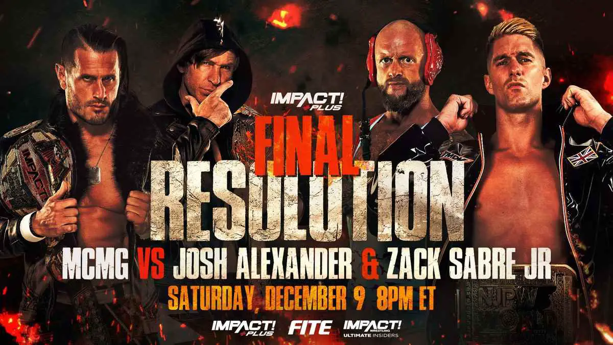 First Match Revealed for IMPACT Final Resolution 2023 Card