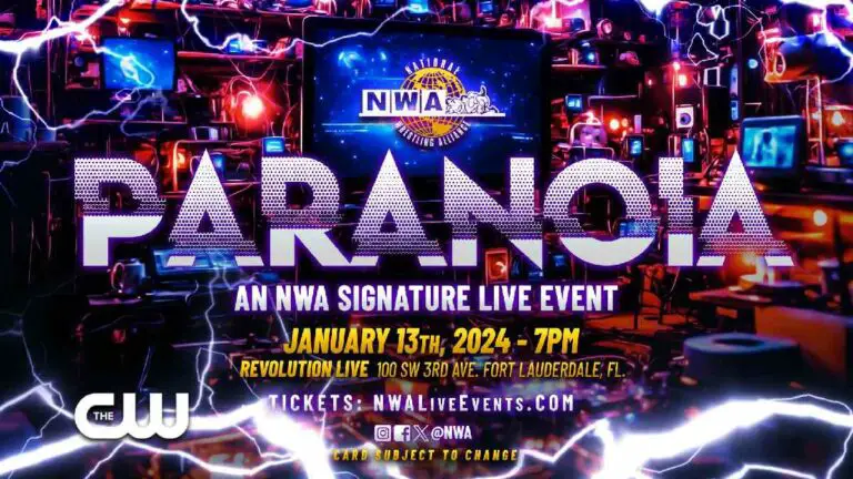 NWA Paranoia Live Event Set to Take Place on January 13, 2024