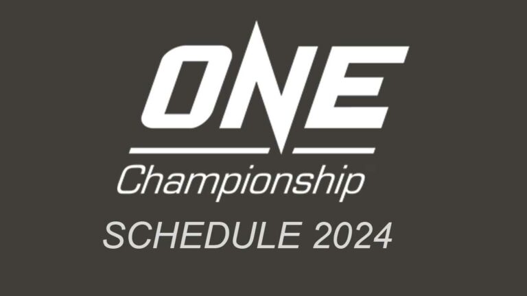 ONE Championship Schedule 2024: List of Upcoming Events