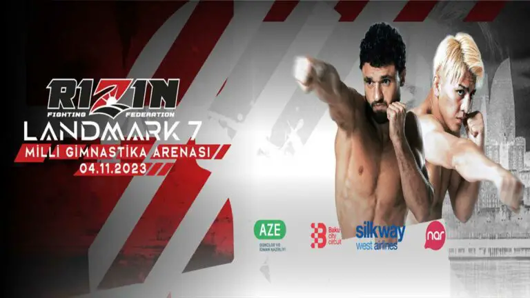 RIZIN Landmark 7 Azerbaijan Results Live, Fight Card, Time