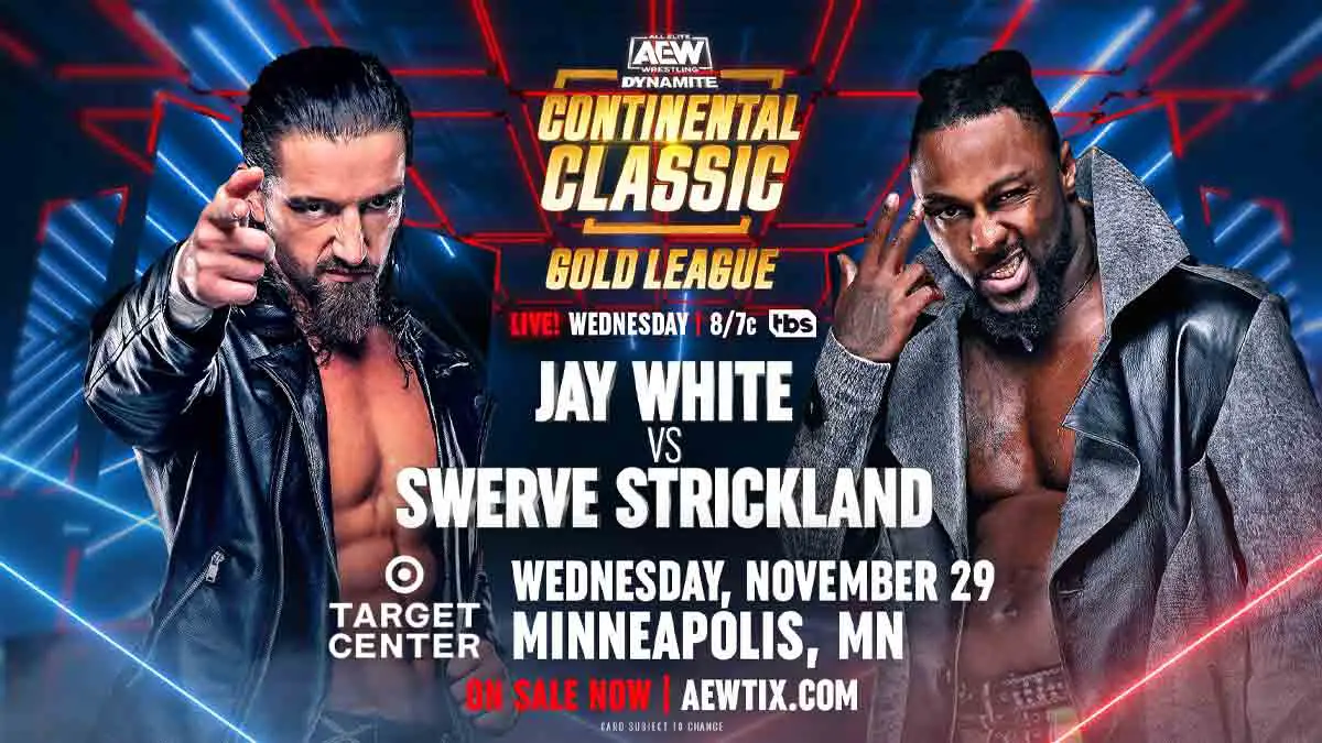 AEW Dynamite November 29: 3 Continental Classic Matches Set