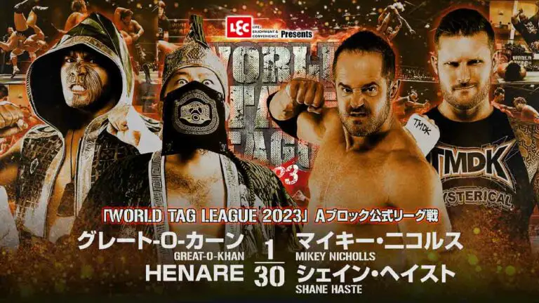 NJPW World Tag League 2023 Night 5 Results Live(November 25)