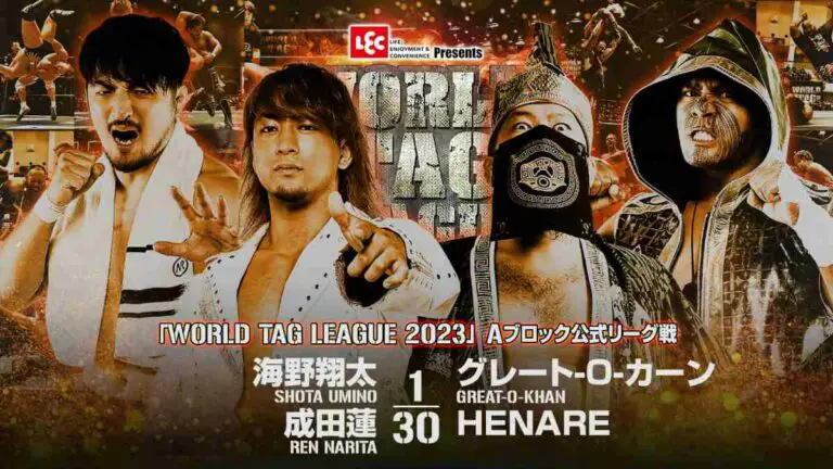 NJPW World Tag League 2023 Night 1 Results Live(November 20)