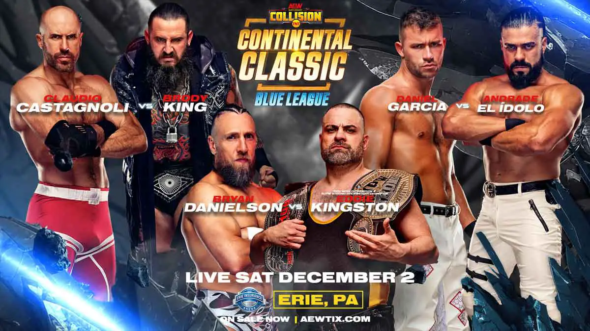 AEW Collision December 2, 2023 Match Card, Preview