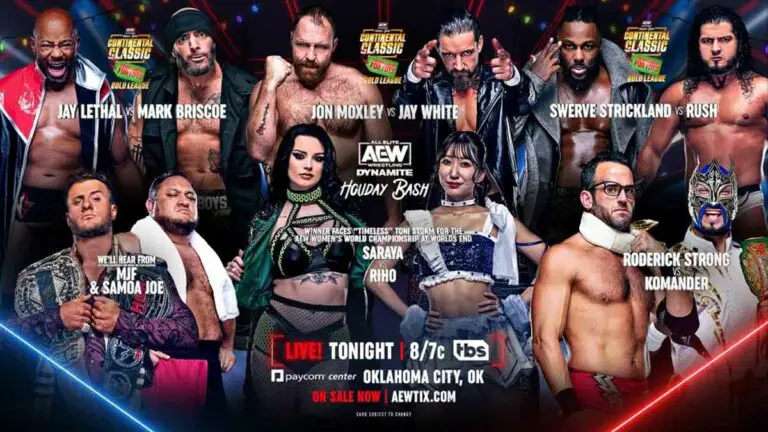 AEW Dynamite Results December 20, 2023: Continental Classic & More