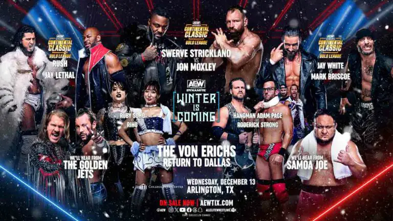 AEW Dynamite Winter is Coming December 13, 2023 Card & Preview