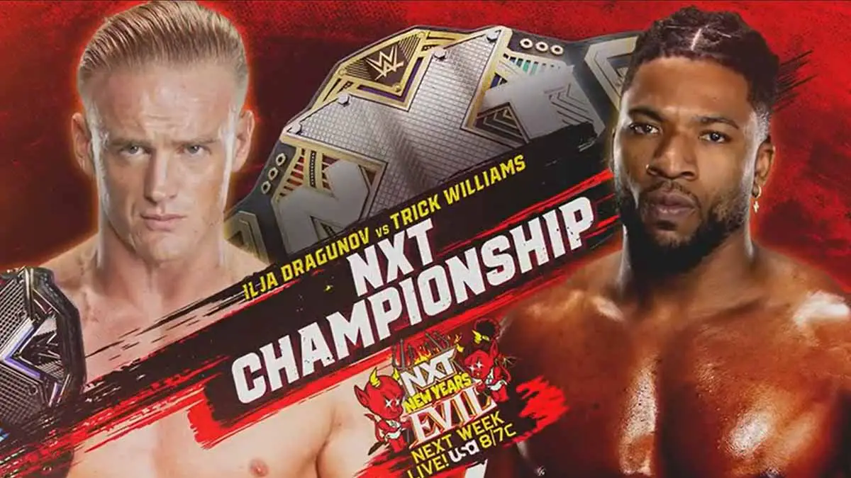 WWE NXT New Year's Evil 2025 Final Match Card ITN WWE