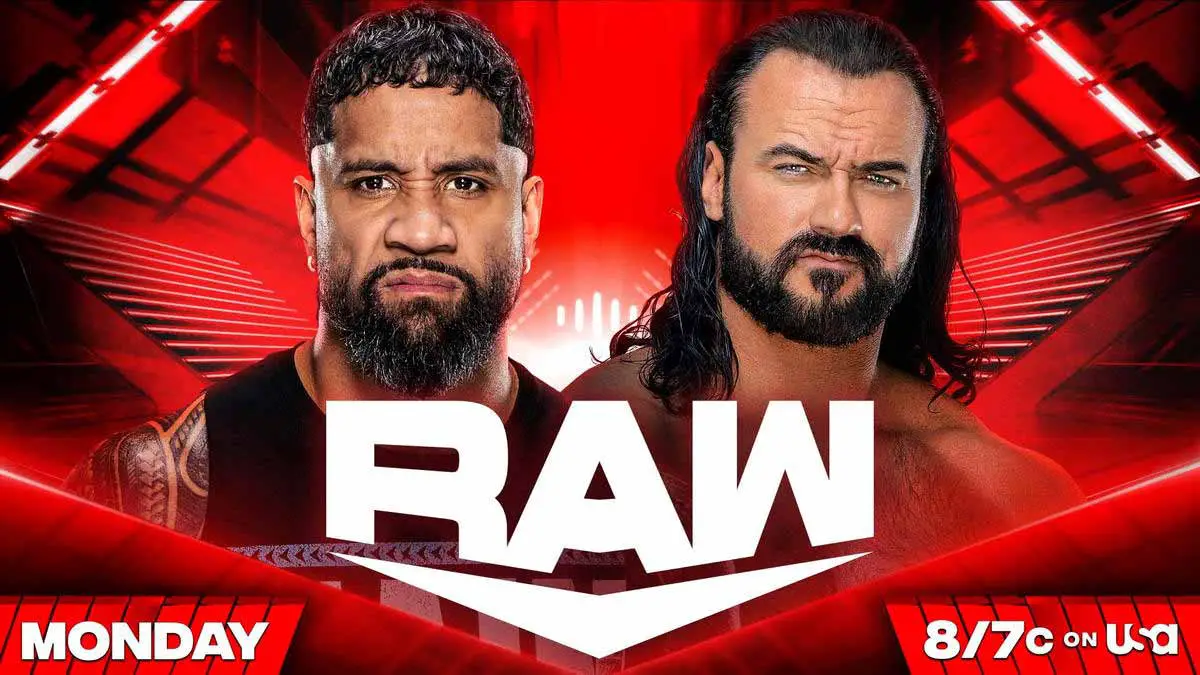 Drew McIntyre vs Jey Uso WWE RAW December 11