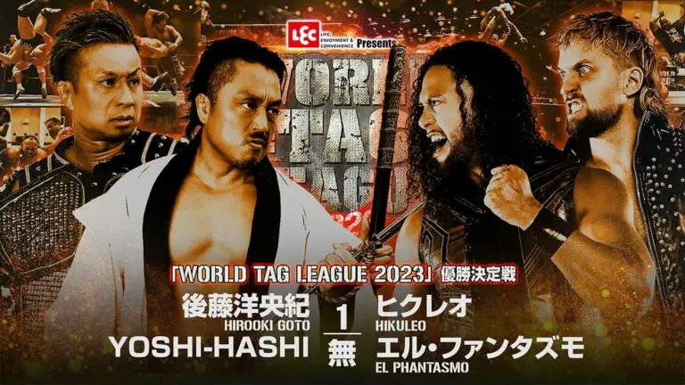 NJPW World Tag Leauge Finals Night 16 Poster