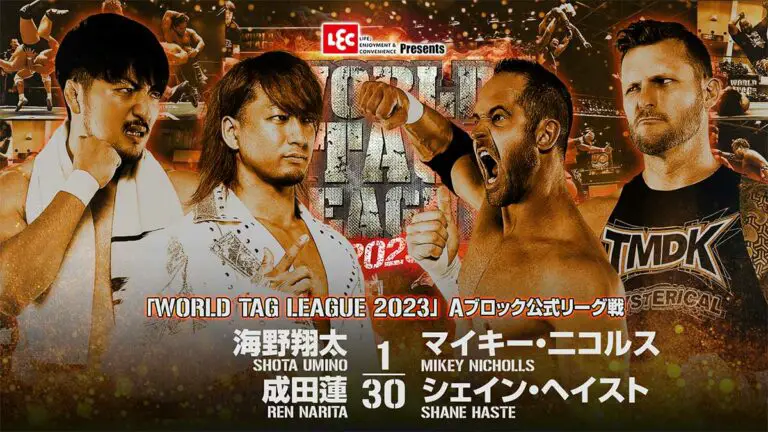 NJPW World Tag League 2023 Night 11 Results Live- December 3