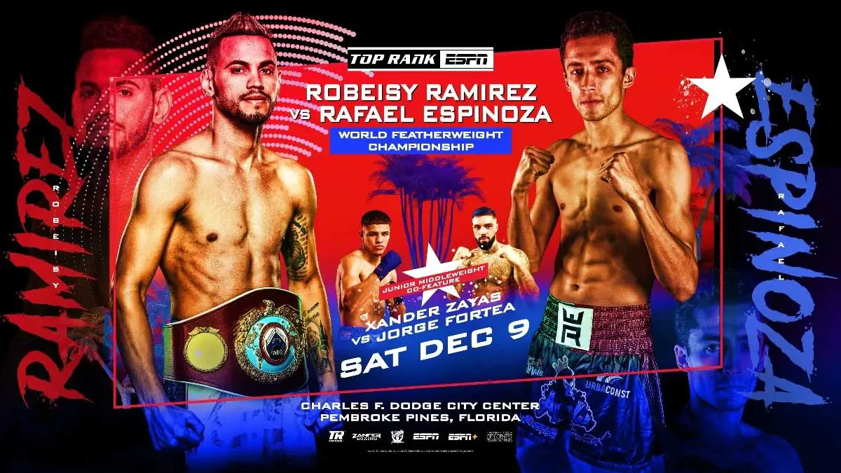 Robeisy Ramirez vs Rafael Espinoza Poster