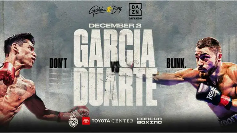 Ryan Garcia vs Oscar Duarte Poster