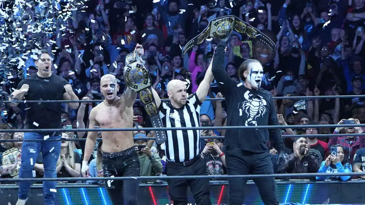 Sting Darby Allin AEW Tag Team Champions