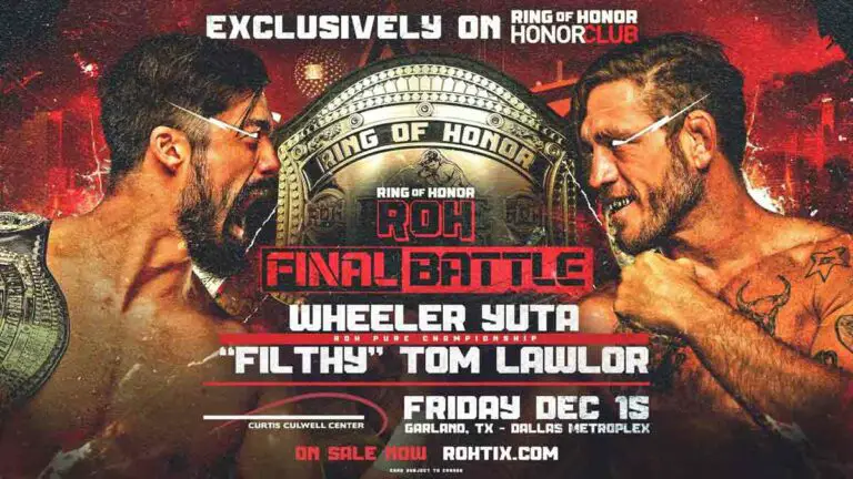 Final Card for ROH Final Battle 2023: 2 Title Matches Added
