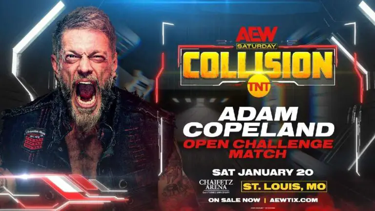 AEW Collision January 20: Adam Copeland Open Challenge Continues