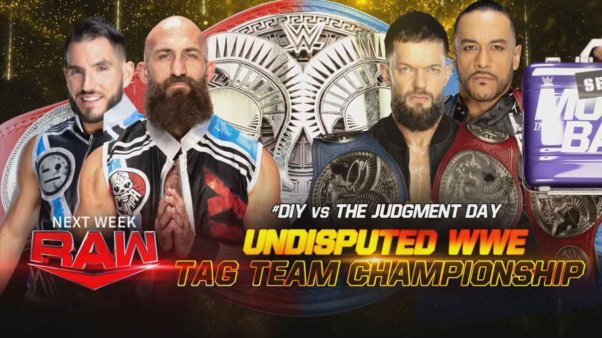 DIY vs Judgment Day WWE RAW January 29