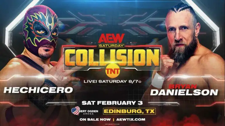 Bryan Danielson vs Hechicero AEW Collision February 3