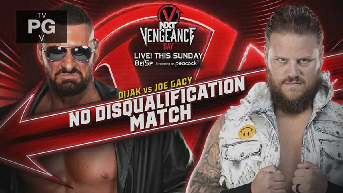Dijak vs Joe Gacy WWE NXT Vengeance Day 2024